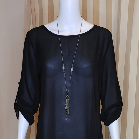 ANTIQUE BRASS PENDANT/MULTI CHARM NECKLACE - Picture 1 of 5